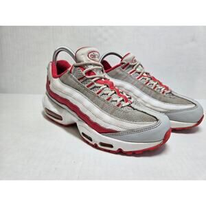 Nike Air Max 95 Recraft GS 6Y Grey Fog Hyper Red